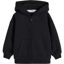 H&M Boy's Zip Through Hoodie - Black (1223760002)