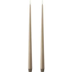 Ester & Erik Taper 18 Nougat Note LED-ljus 43cm 2st