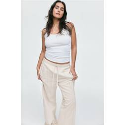H&M Sweatpants Med Press - Beige