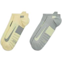 Nike Multiplier No-Show Running Socks 2-pack - Multicolour