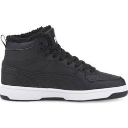 Puma Junior Rebound Joy Fur - Black/White