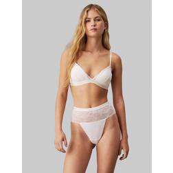 Calvin Klein High Waisted Thong - Ivory