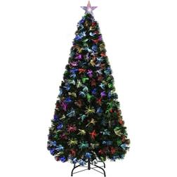 Shatchi Flowers Fibre Optic Green Christmas Tree 90cm