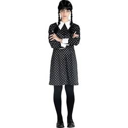 Ciao Girl's Wednesday Addams Dress Costume