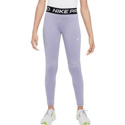 Nike Older Kid's Pro Dri-FIT Leggings - Indigo Haze/White (DA1028-519)