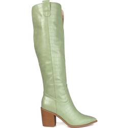 Journee Collection Therese X-Wide Calf - Green