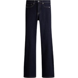 H&M Flared High Jeans - Dark Blue