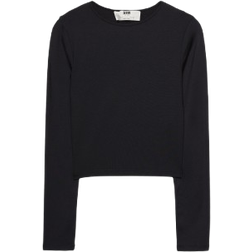 Stradivarius Long Sleeve T-shirt - Black