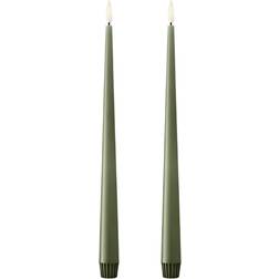 Ester & Erik Crown Green Soil LED Candle 33cm 2pcs