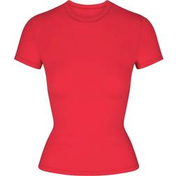 SKIMS Cotton Jersey T-shirt - Red