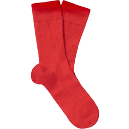 Pierre Robert Thin Wool Socks - Racing Red