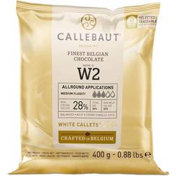 Callebaut Hvid Chokolade W2 28% 400g 1pack