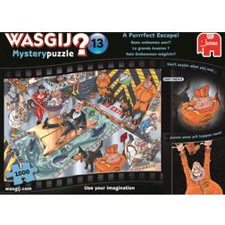 Jumbo Wasgij Mystery 13 A Purrrfect Escape Puzzle 1000 Pieces