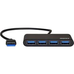 PORT Designs Connect USB hub - 4 ports (900121)