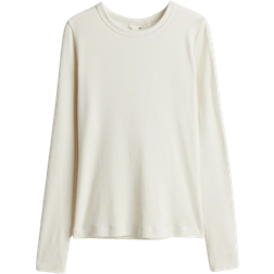 H&M Ribbed Top - White