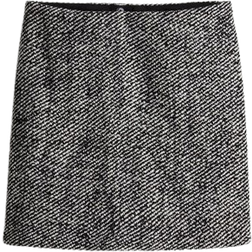 H&M Mini Skirt - Black/Striped