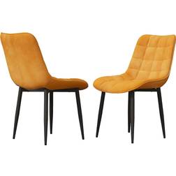 More4Homes Nova Mustard Kitchen Chair 85cm 2pcs