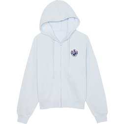 PINK Ivy Fleece Campus Full Zip Hoodie - Hydrangea Blue