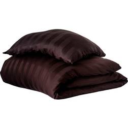 OlsenHome Bamboo Satin Påslakan Brun (200x140cm)