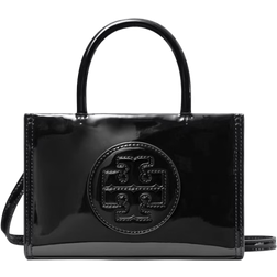 Tory Burch Mini Ella Bio Patent Tote - Black