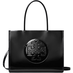 Tory Burch Small Ella Bio Patent Tote - Black