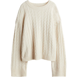 H&M Cable-knit Jumper - Cream