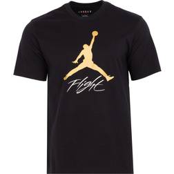 Nike Jordan Jumpman Flight Men's T-shirt - Black/Metallic Gold