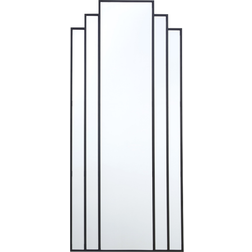 Art Deco Black Floor Mirror 80x120cm