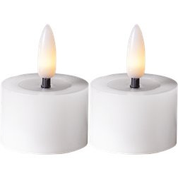 Star Trading Flamme Flow White LED-ljus 5cm 2st