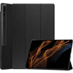 Eiderwood Samsung Galaxy Tab S10 Ultra Tri-Fold Leather Case With Stand