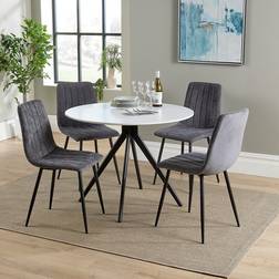 Core Products Aspen Grey/Black/White Dining Set 39.2cm 5pcs