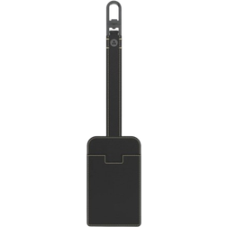 Meid GeoTravel Luggage Tag - Jet Black/Gun Metal