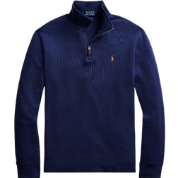 Polo Ralph Lauren Estate Rib Quarter Zip Pullover - Cruise Navy