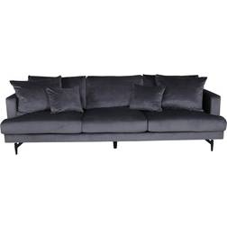 Venture Home Sofia Dark Grey Sofa 259cm 3 personers