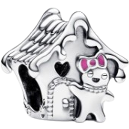 Pandora Gingerbread House Charm - Silver
