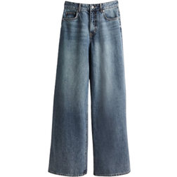 H&M Women's Wide Jeans - Denim Blue