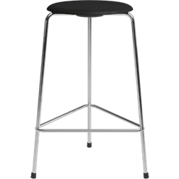 Fritz Hansen High Dot Chrome/Ash Black Seating Stool 65cm