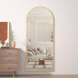 B08VW8D8W3 Gold Floor Mirror 55.9x165.1cm