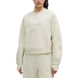 Lululemon Scuba Oversized Pullover Wordmark - Bone