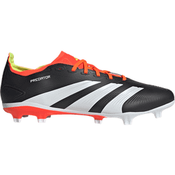 adidas Predator League Firm Ground - Core Black/Cloud White/Solar Red