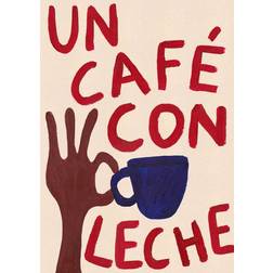 Café con leche - Abbie Franks Plakat 50x70cm