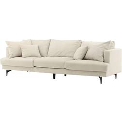 Sky Furniture Sofia Beige Sofa 260cm 3 Seater