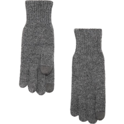 Mango Beatriz Knit Gloves - Medium Heather Grey