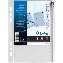 Bantex Zipper Pocket A5 10-pack