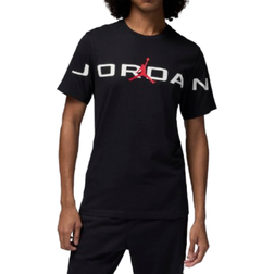 NIKE Jordan Men's T-shirt - Black/White/Gym Red