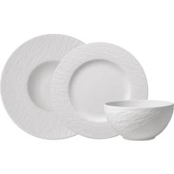 Villeroy & Boch Manufacture Rock Blanc Juego de Vajilla 6pcs