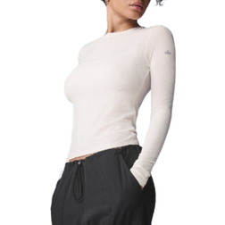 Alo Ribbed Sea Coast Long Sleeve - Ivory
