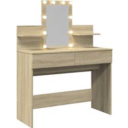 vidaXL 848201 Sonoma Oak Sminkbord 40x100cm