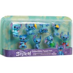 Just Play Figurita Lilo & Stitch pack 8 figures Stitch Collectible Figure Set 7 cm Figuras JPL46254