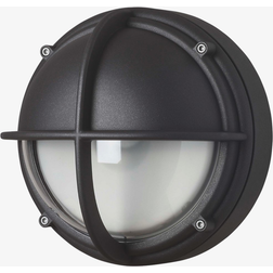 Louis Poulsen Skot Outdoor Half Shade Graphite/Clear Vægarmatur ∅ 23.9cm